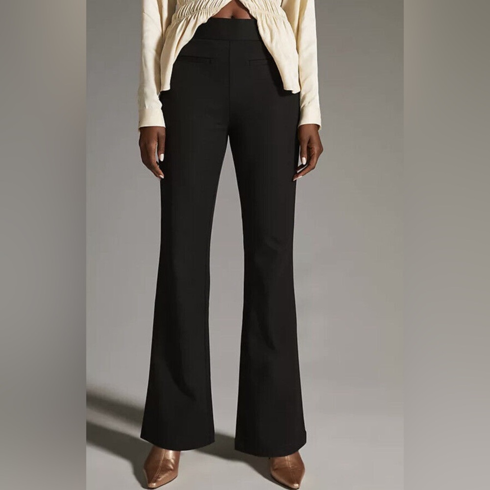Maeve by Anthropologie Colette Flare Leg Trousers Size 14 (check measurements)